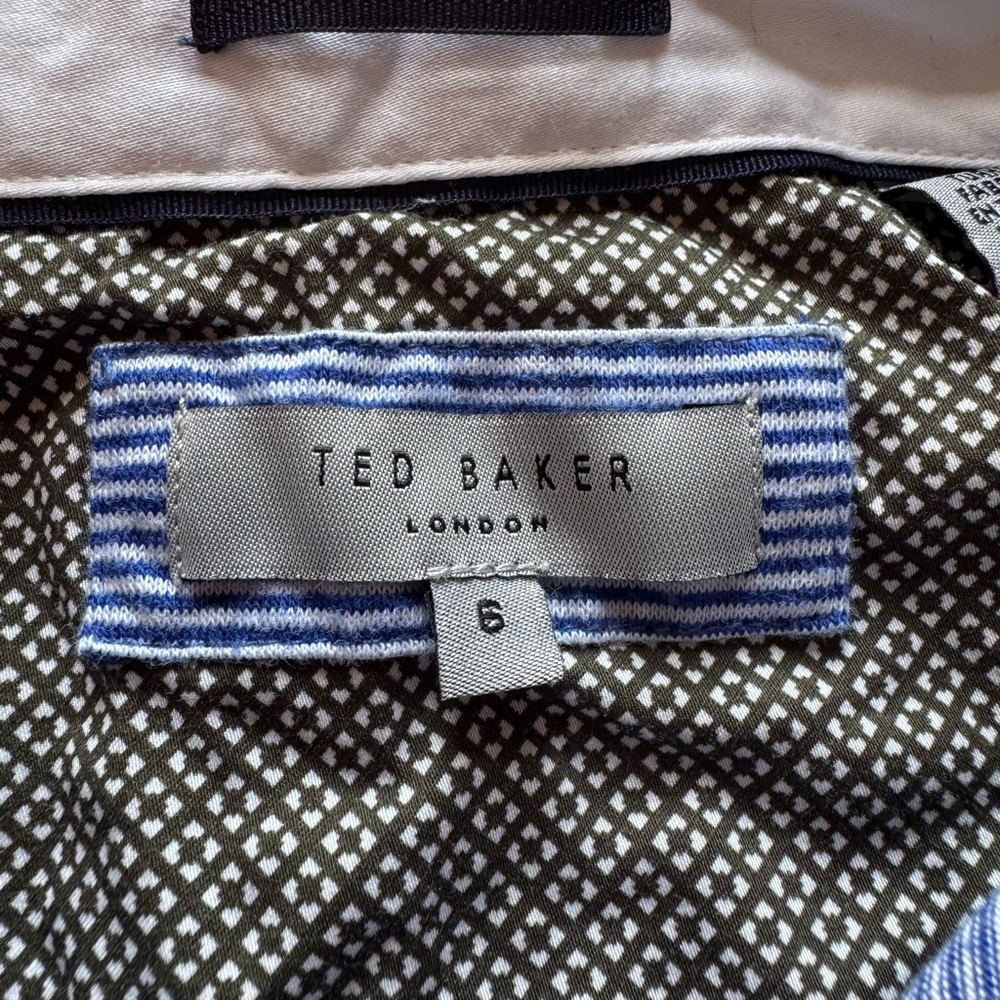Ted Baker Navy and White Polo Shirt - Picture 2 of 2